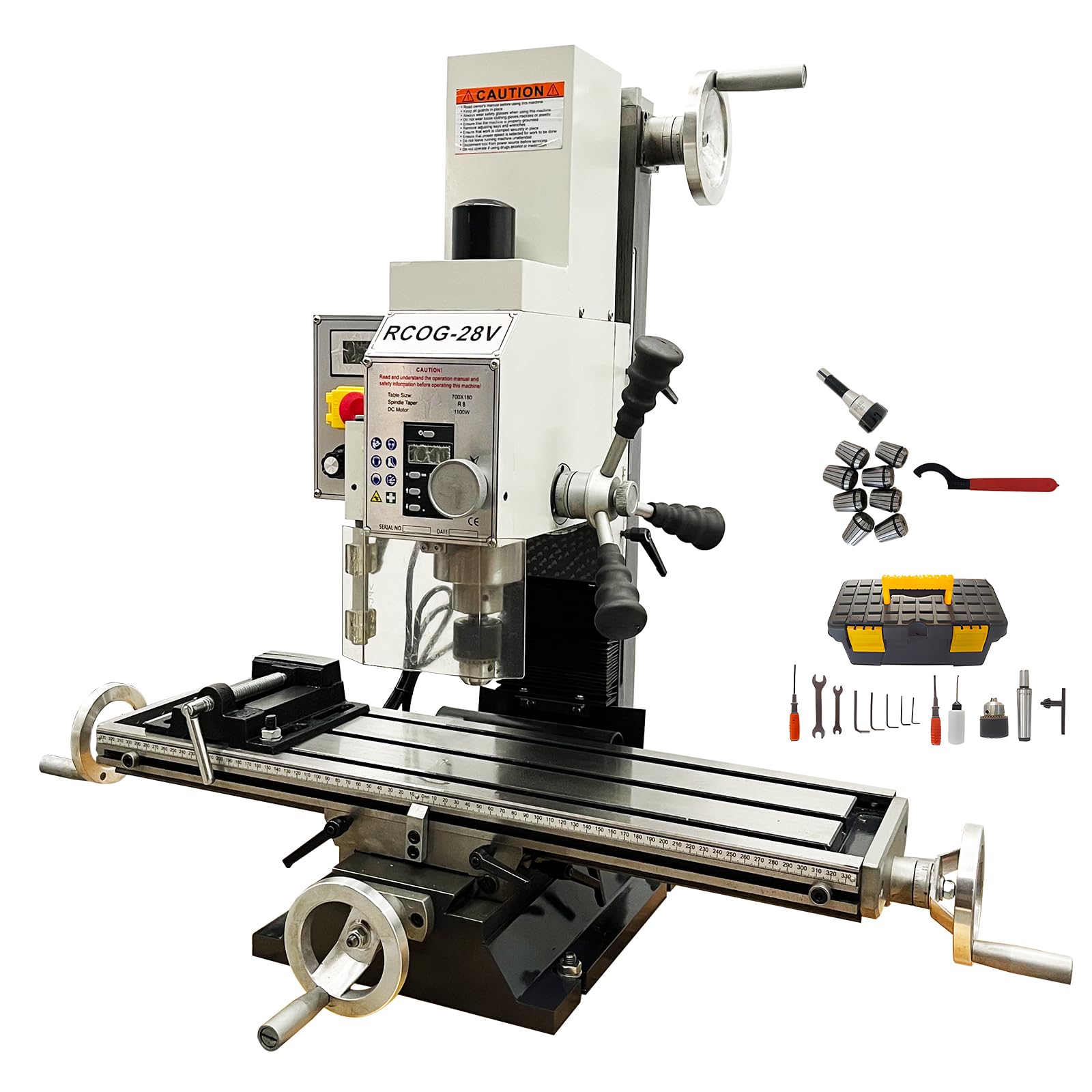 Amazon.com: HayWHNKN Mini Milling Drilling Machine R8 Benchtop
